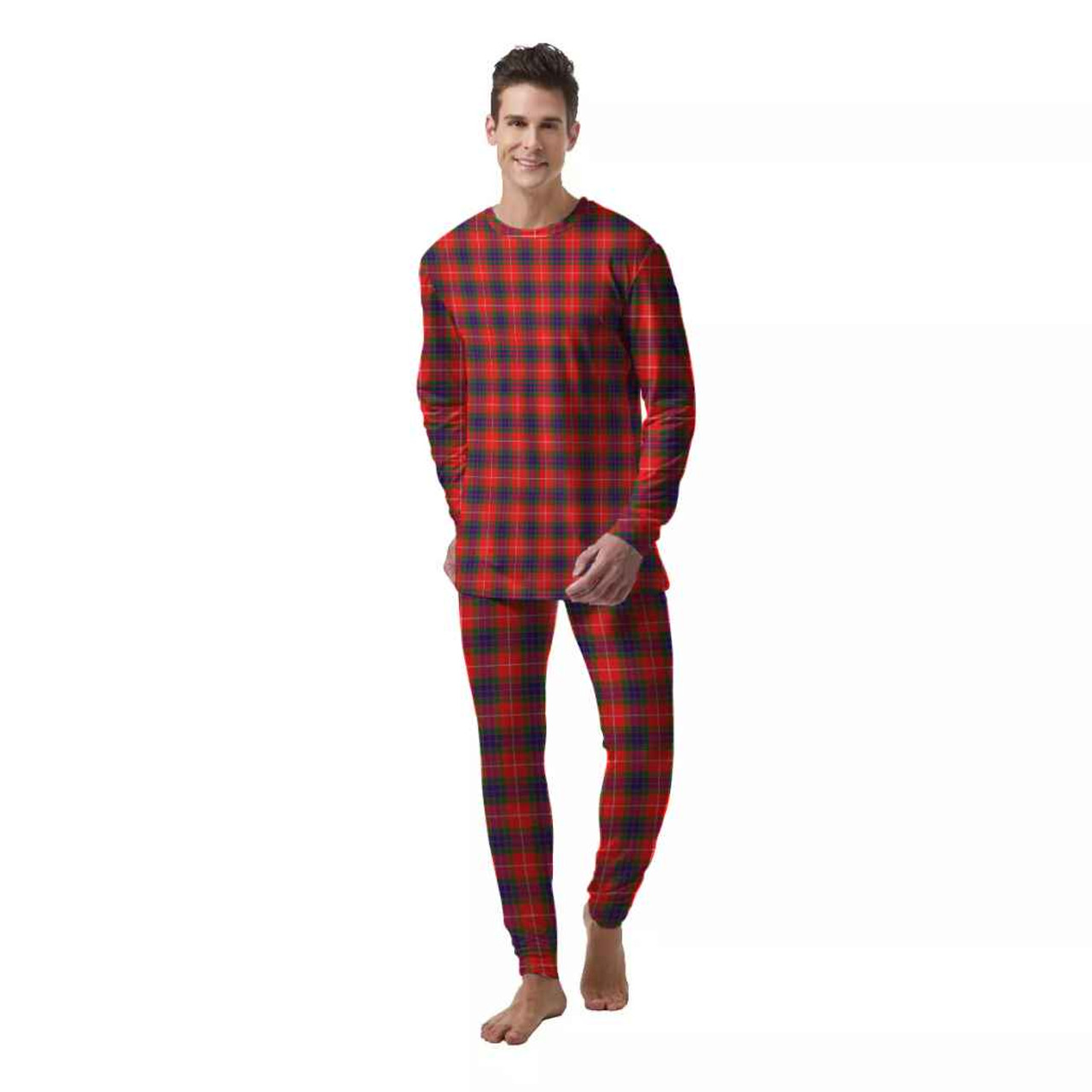 Scottish Fraser Modern Clan Tartan Pajama Set