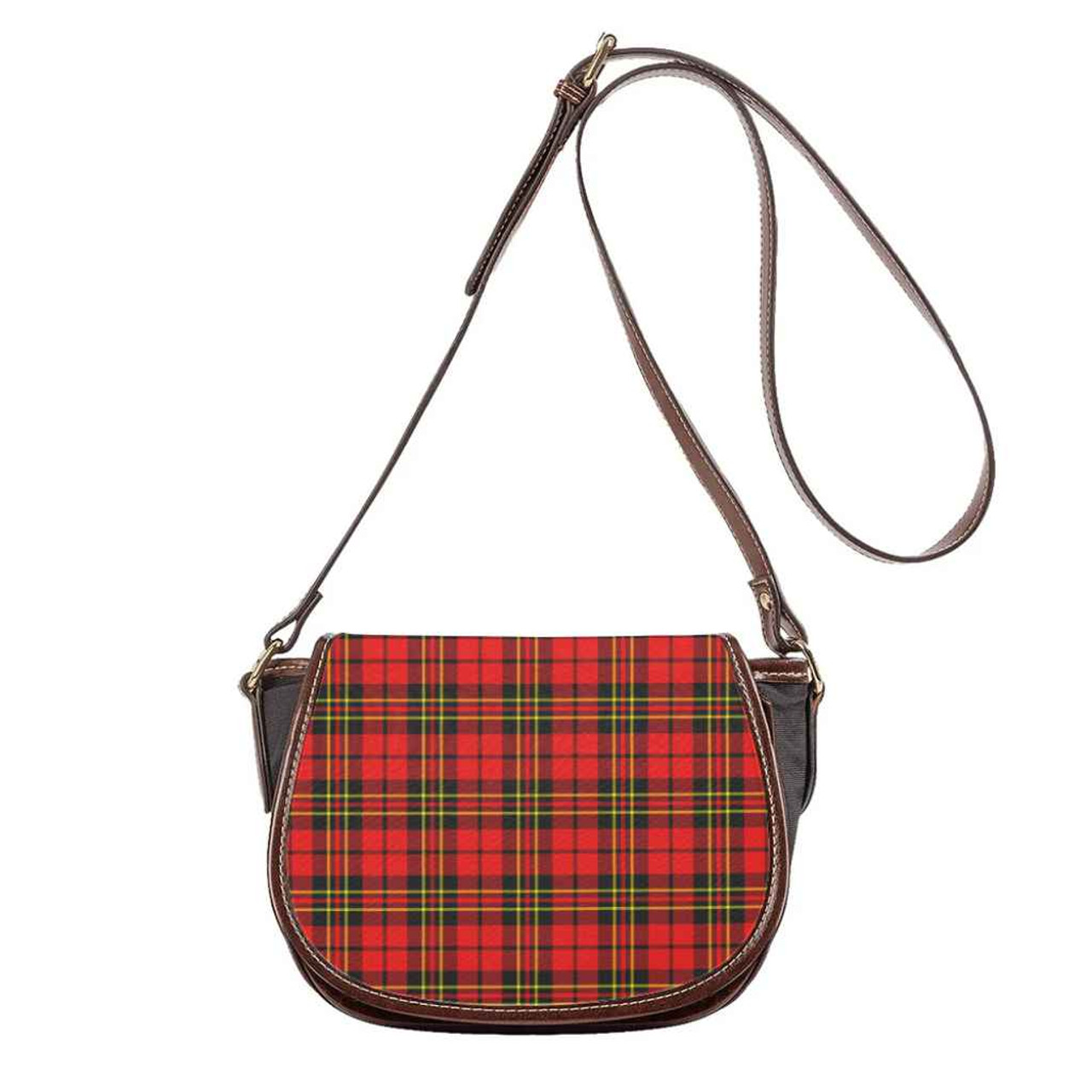 Scottish Brodie Modern Clan Tartan Saddle Bag