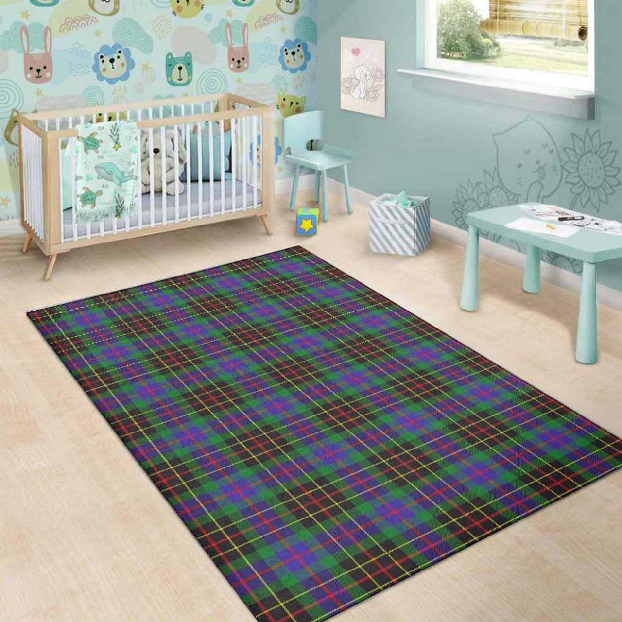 Scottish Brodie Hunting Modern Clan Tartan Area Rug