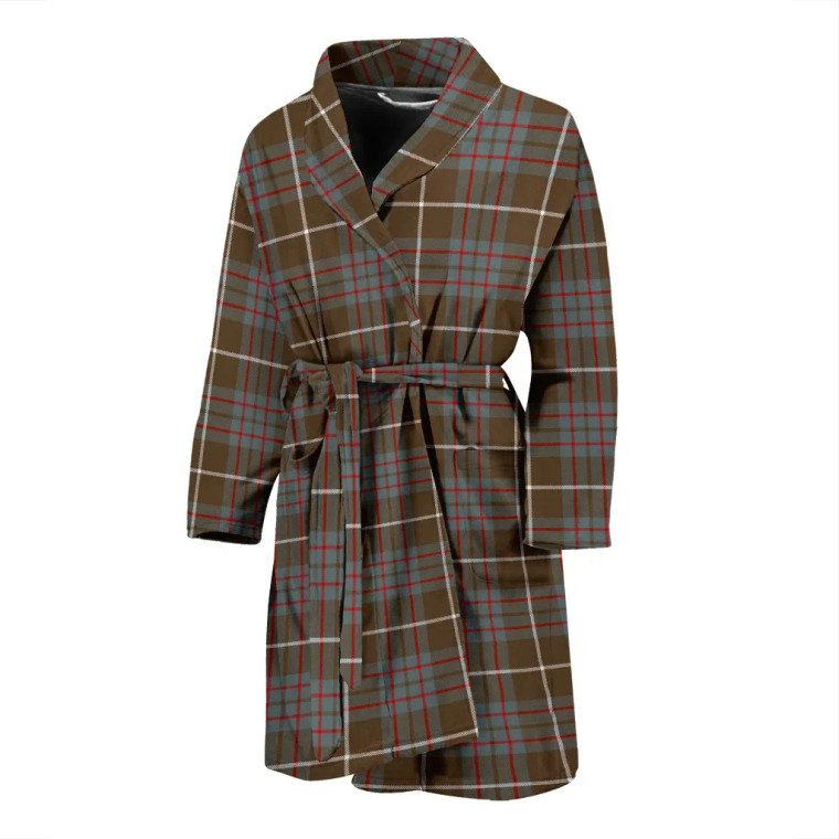 Scottish MacIntyre Hunting Weathered Clan Tartan Bathrobe 1