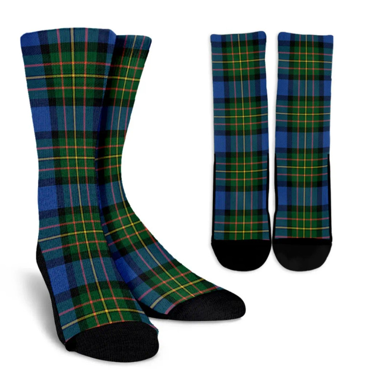 Scottish MacLaren Ancient Clan Tartan Crew Socks