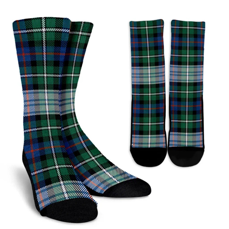 Scottish MacKenzie Dress Ancient Clan Tartan Crew Socks