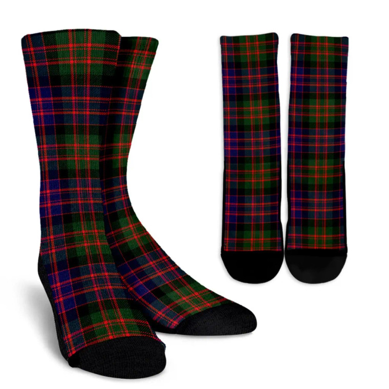 Scottish MacDonald Modern Clan Tartan Crew Socks