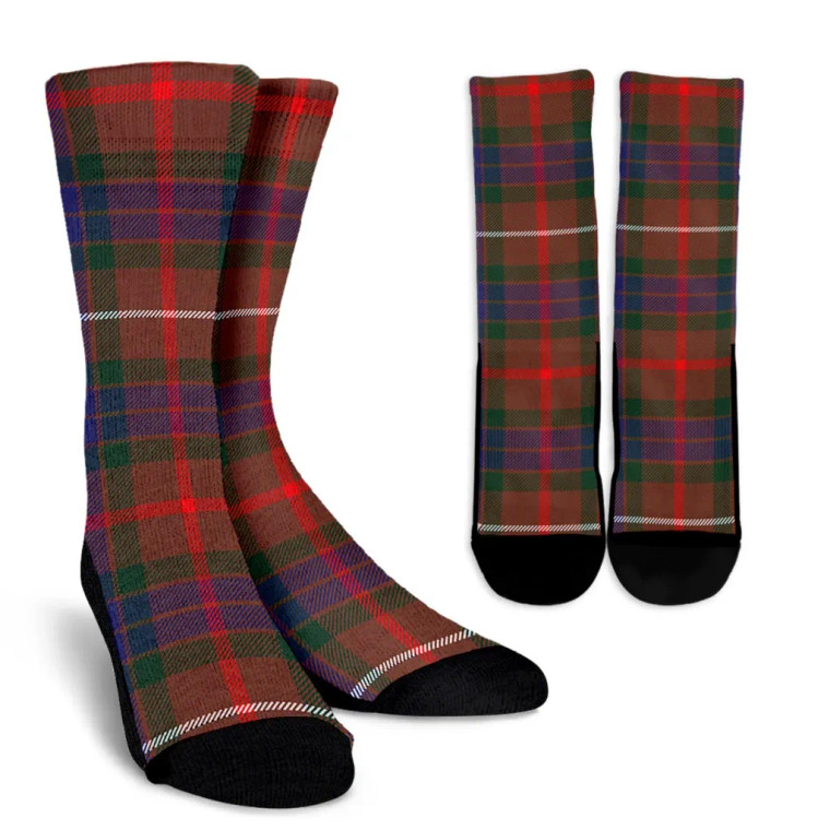Scottish Fraser Hunting Modern Clan Tartan Crew Socks
