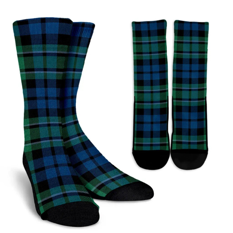 Scottish MacCallum Ancient Clan Tartan Crew Socks