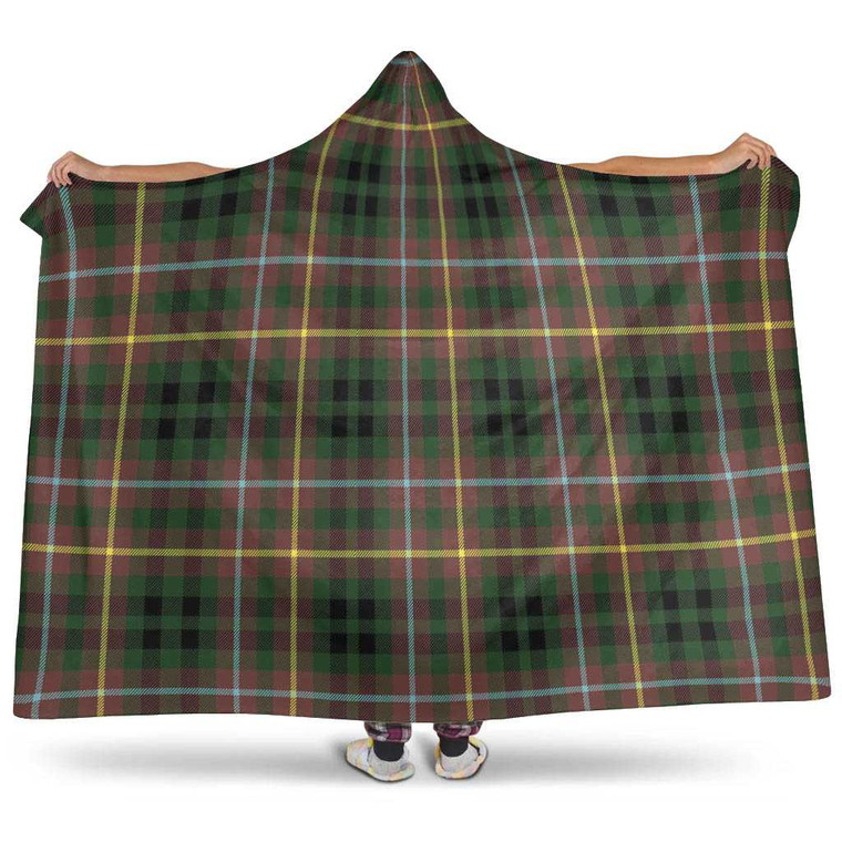 Scottish Buchanan Hunting Clan Tartan Hooded Blanket Tartan Plaid 1