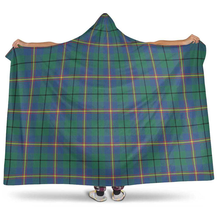 Scottish Carmichael Ancient Clan Tartan Hooded Blanket Tartan Plaid 1