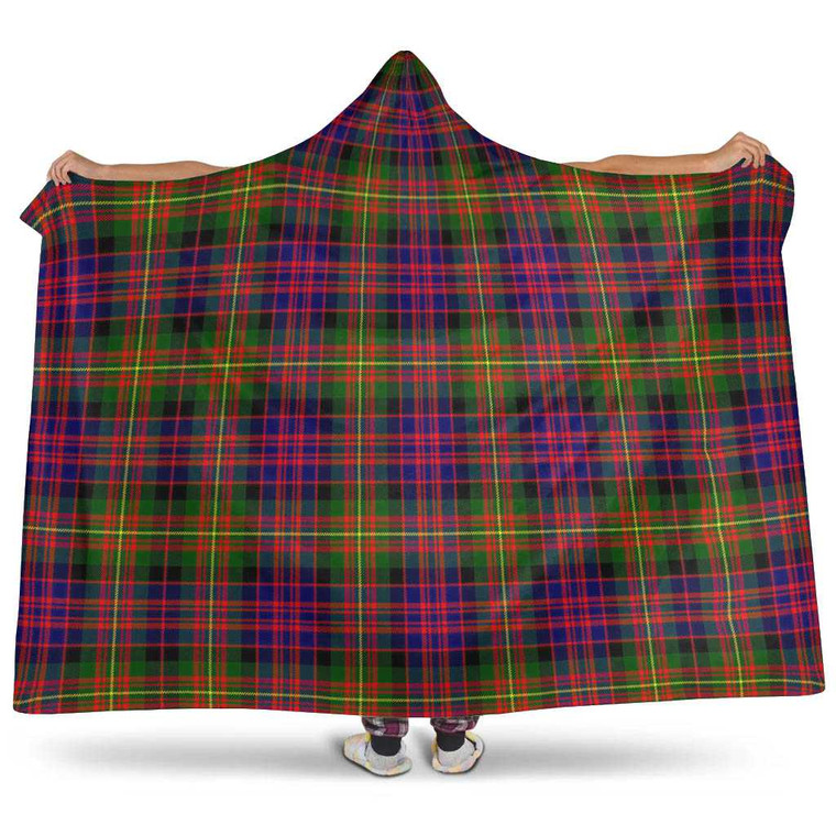 Scottish Carnegie Modern Clan Tartan Hooded Blanket Tartan Plaid 1