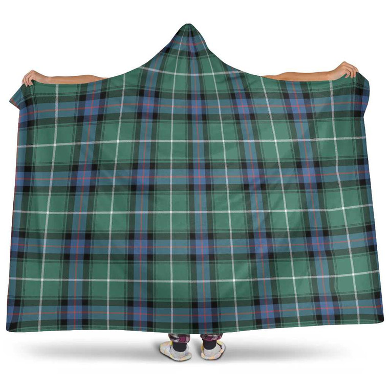 Scottish MacDonald of the Isles Hunting Ancient Clan Tartan Hooded Blanket Tartan Plaid 1