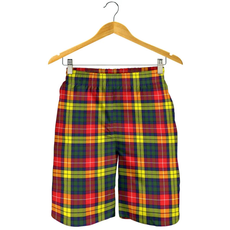 Scottish Buchanan Modern Clan Tartan Men's Shorts