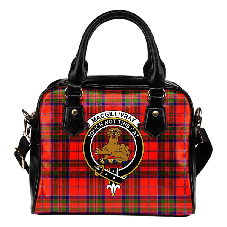 Scottish MacGillivray Modern Clan Crest Tartan Shoulder Handbag Tartan Plaid 1