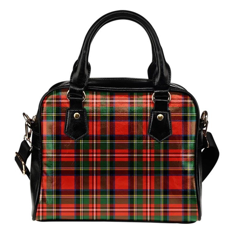 Scottish Stewart Royal Modern Clan Tartan Shoulder Handbag Tartan Plaid 1