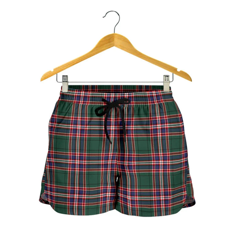 Scottish MacFarlane Hunting Modern Clan Tartan Women Shorts