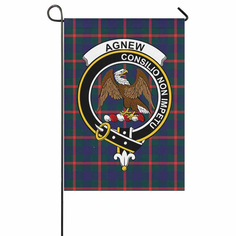 Scottish Agnew Clan Crest Tartan Garden Flag Tartan Plaid 1