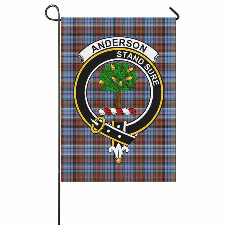 Scottish Anderson Clan Crest Tartan Garden Flag Tartan Plaid 1