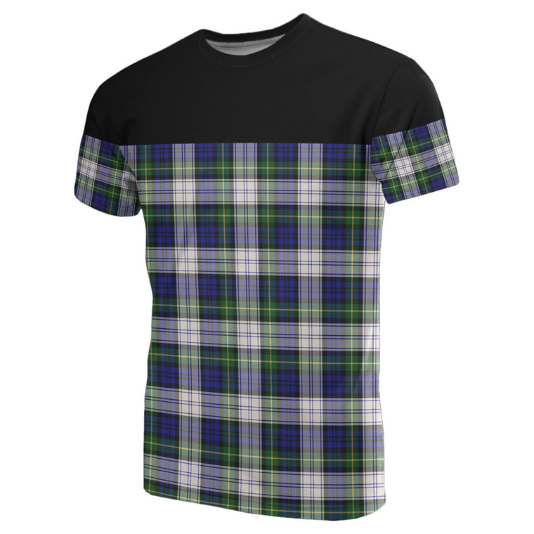 Scottish Gordon Dress Modern Clan Tartan T-Shirt Horizontal Style