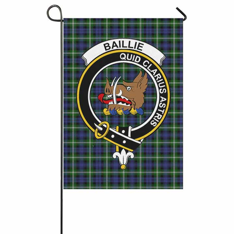 Scottish Baillie Clan Crest Tartan Garden Flag Tartan Plaid 1