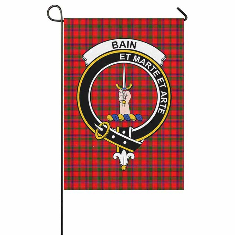 Scottish Bain Clan Crest Tartan Garden Flag Tartan Plaid 1