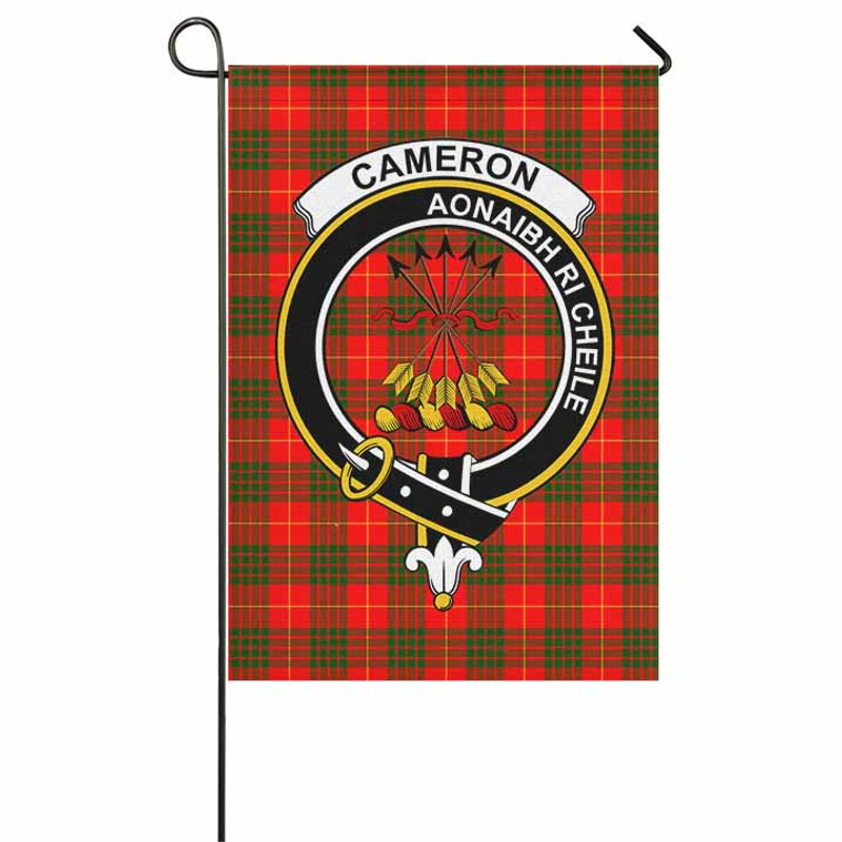 Scottish Cameron Clan Crest Tartan Garden Flag Tartan Plaid 1