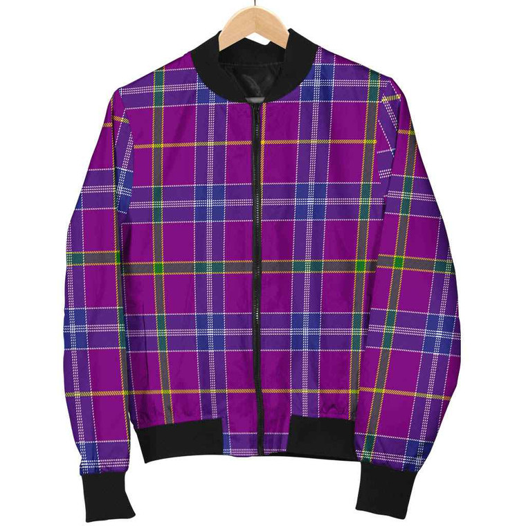 Scottish Jackson Clan Tartan Bomber Jacket Tartan Plaid 1