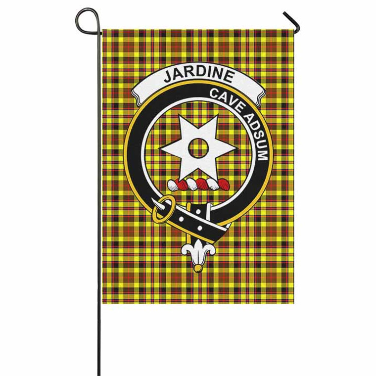 Scottish Jardine Clan Crest Tartan Garden Flag Tartan Plaid 1