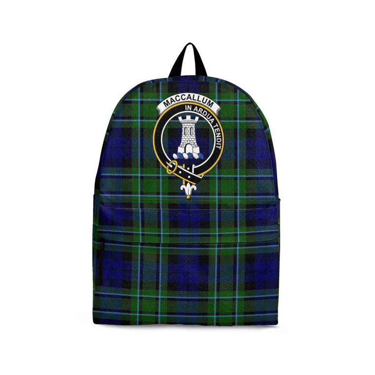Scottish MacCallum Clan Crest Tartan Backpack Tartan Plaid 1