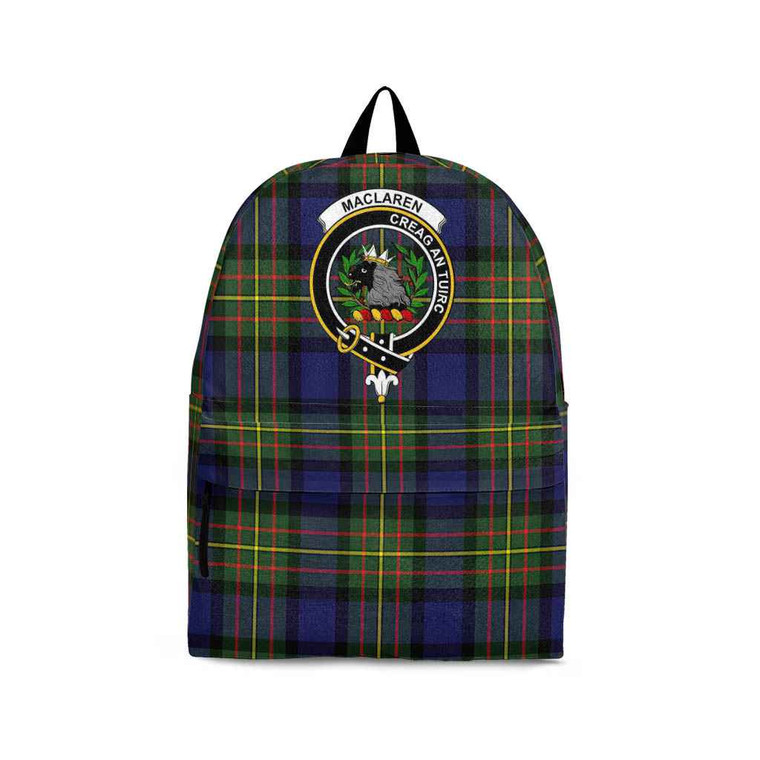 Scottish MacLaren Clan Crest Tartan Backpack Tartan Plaid 1