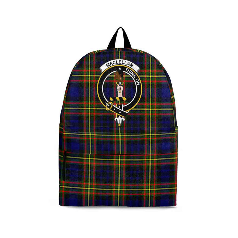 Scottish MacLellan Clan Crest Tartan Backpack Tartan Plaid 1