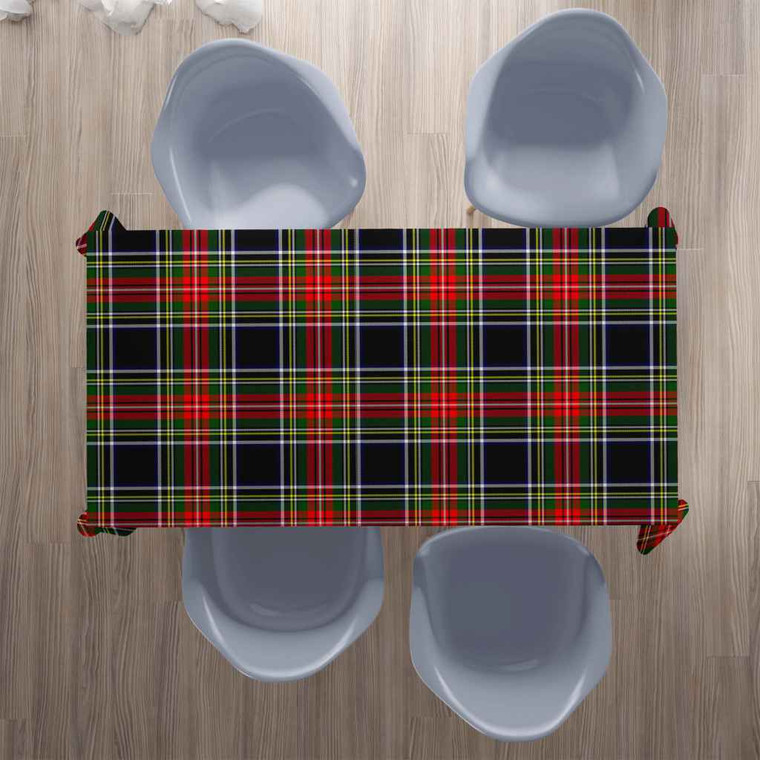 Scottish Stewart Black Clan Tartan Tablecloth Tartan Plaid 1