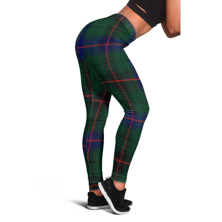 Scottish Davidson Modern Clan Tartan Women Leggings Tartan Plaid 1