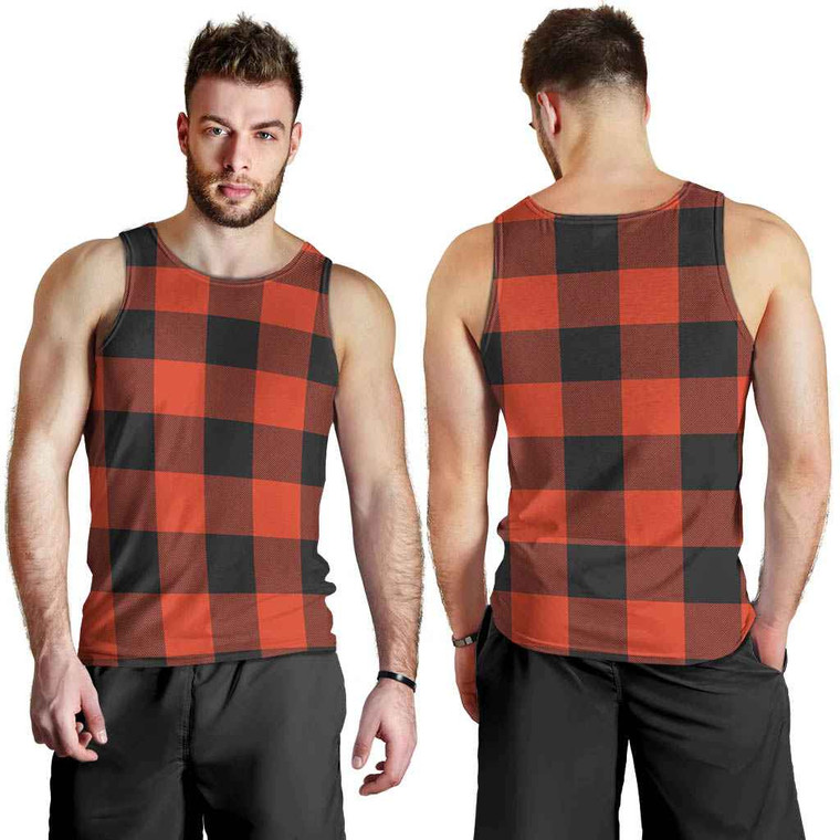 Scottish Rob Roy MacGregor Ancient Clan Tartan Men Tank Top Tartan Plaid 1