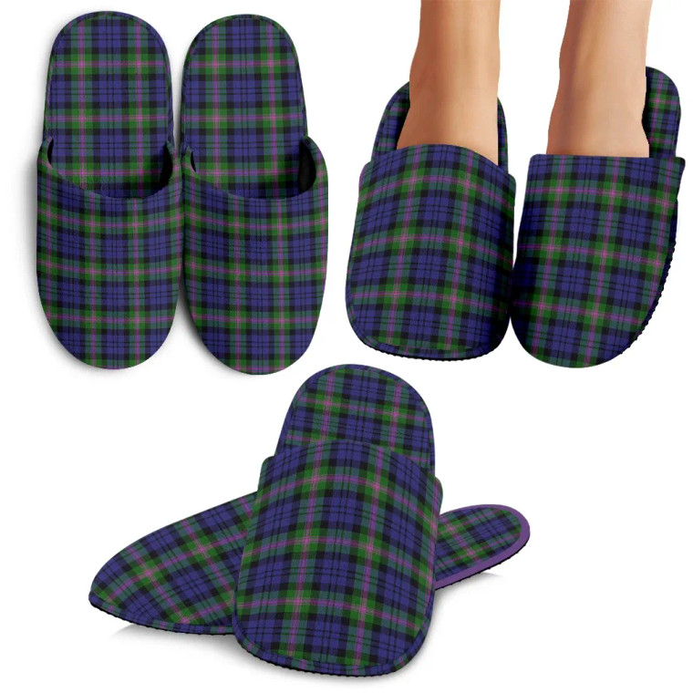 Scottish Baird Modern Clan Tartan Slippers