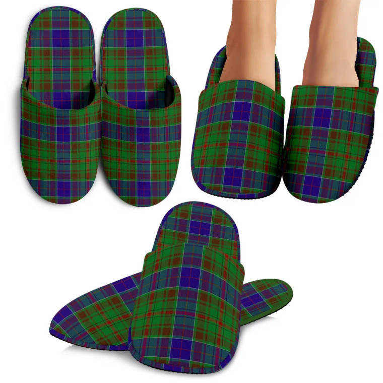Scottish Adam Clan Tartan Slippers