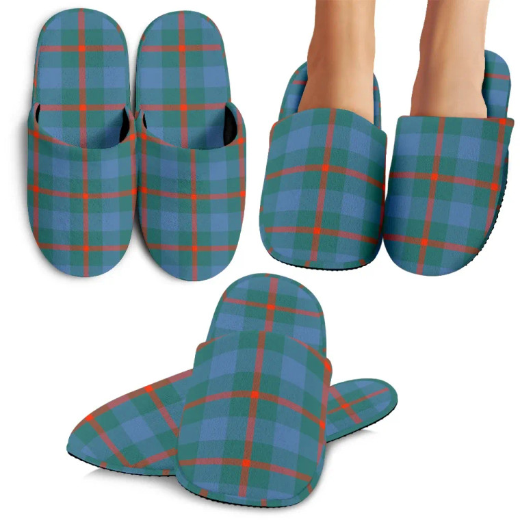 Scottish Agnew Ancient Clan Tartan Slippers