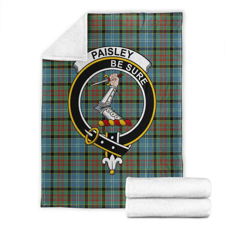 Scottish Paisley Clan Crest Tartan Blanket Tartan Plaid 1