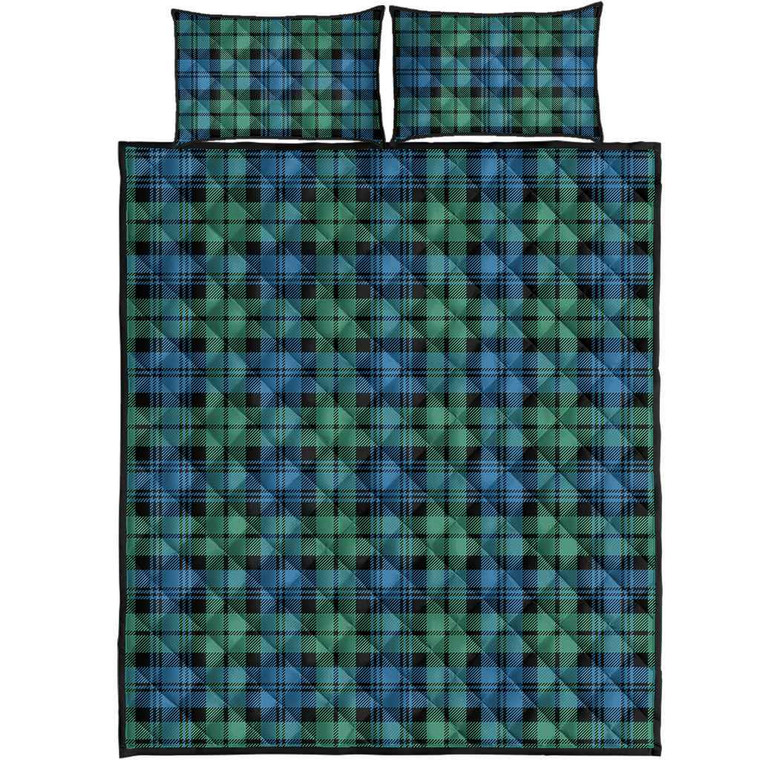 Scottish Campbell Ancient 01 Clan Tartan Quilt Bed Set Tartan Plaid 1
