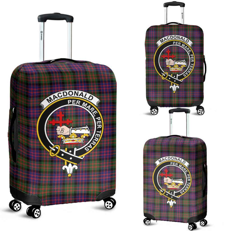 Scottish MacDonald (Clan Donald) Clan Crest Tartan Luggage Cover Tartan Plaid 1