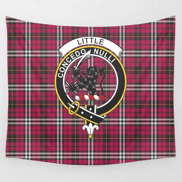 Scottish Little Clan Crest Tartan Tapestry Tartan Plaid 1