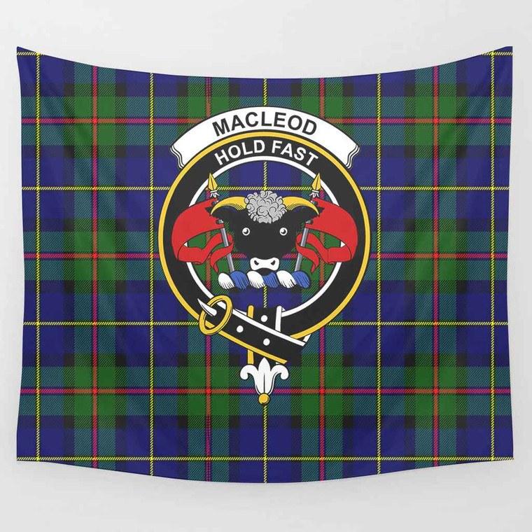 Scottish MacLeod of Lewis Clan Crest Tartan Tapestry Tartan Plaid 1