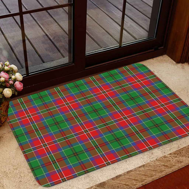 Scottish McCulloch Clan Tartan Door Mat Tartan Plaid 1