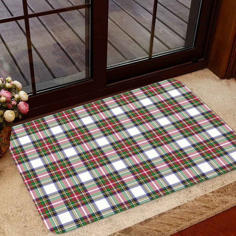 Scottish Stewart Dress Modern Clan Tartan Door Mat Tartan Plaid 1