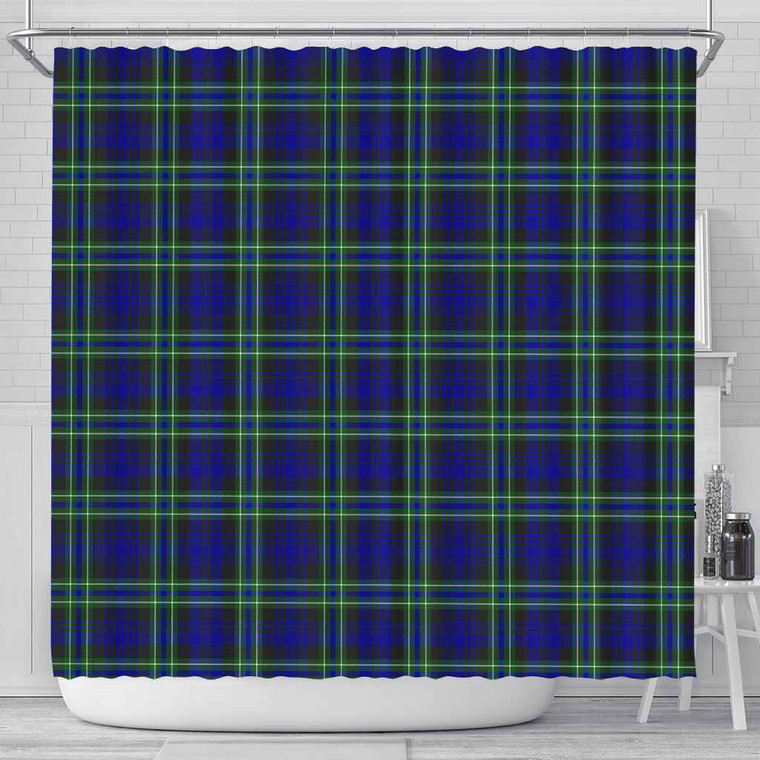 Scottish Arbuthnot Modern Clan Tartan Shower Curtain Tartan Plaid 1