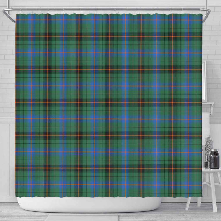 Scottish Davidson Ancient Clan Tartan Shower Curtain Tartan Plaid 1