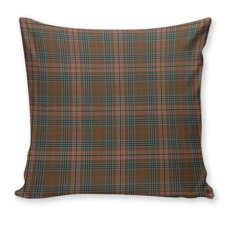 Scottish Kennedy Weathered Clan Tartan Pillow Cover Tartan Plaid 1