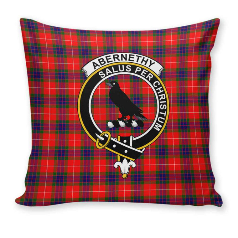 Scottish Abernethy Clan Crest Tartan Pillow Cover Tartan Plaid 1