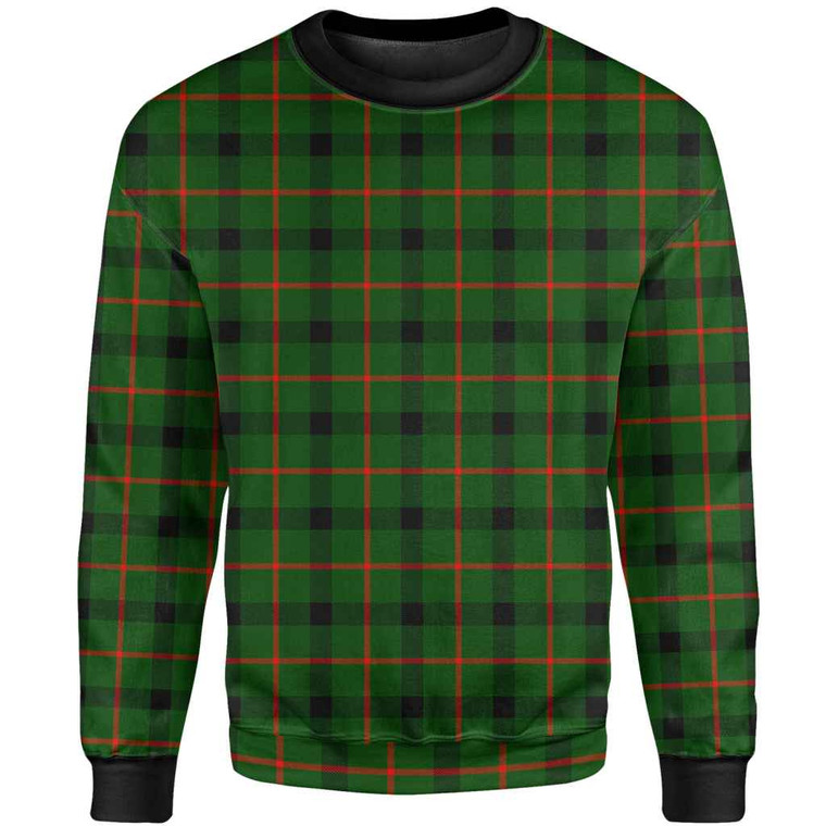 Scottish Kincaid Modern Clan Tartan Sweatshirt Front Side Tartan Plaid