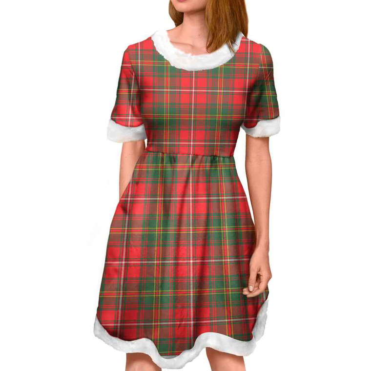 Scottish Hay Modern Clan Tartan Dress Women Christmas Dress Tartan Plaid