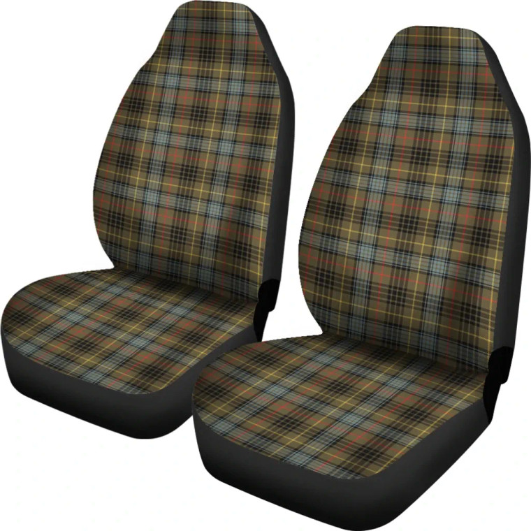 Scottish Stewart Hunting Weathered Clan Tartan Car Seat Covers 1