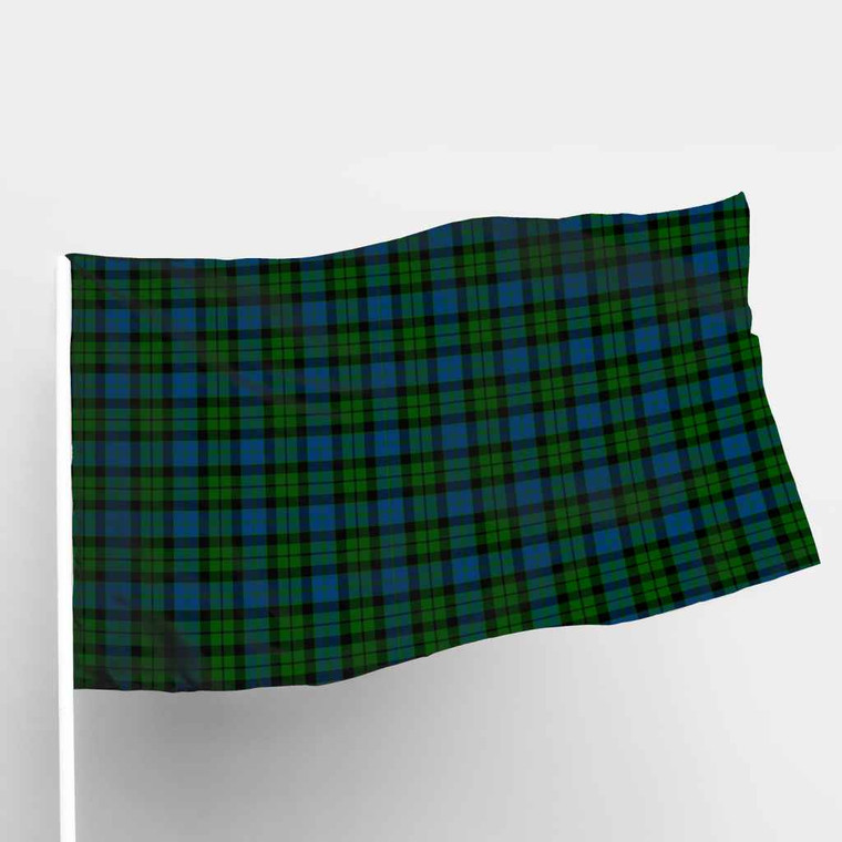 Scottish MacKay Modern Clan Tartan Flag Parade Tartan Plaid 1