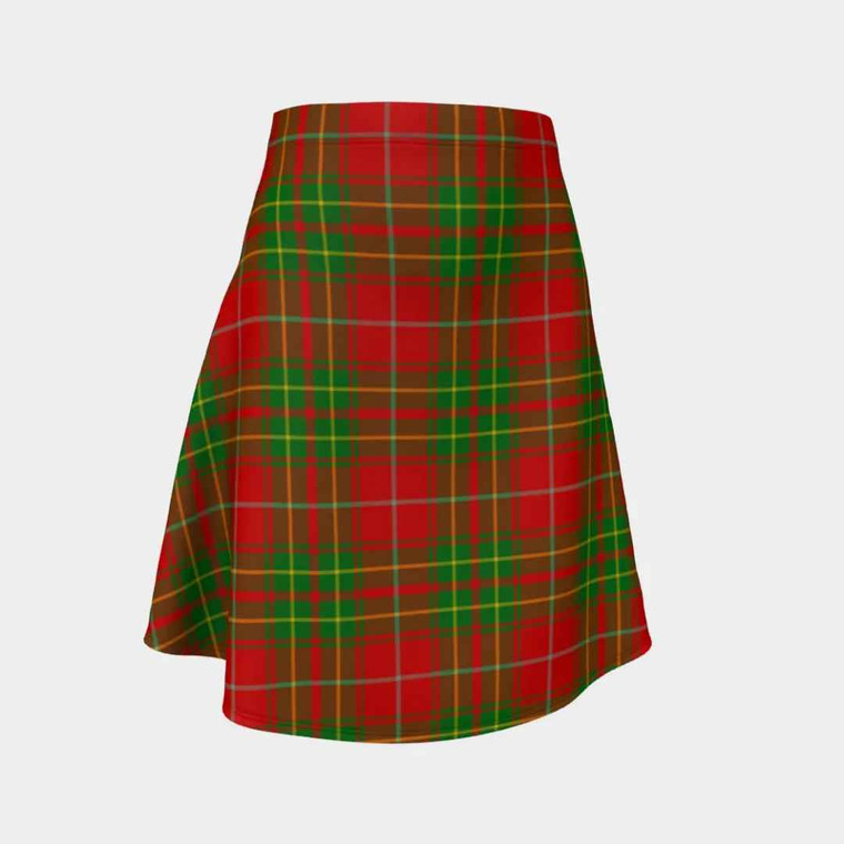 Scottish Burnett Ancient Clan Tartan Flare Skirt Tartan Plaid 1